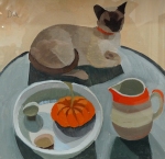 Debbie Urquhart – Still life with cat01